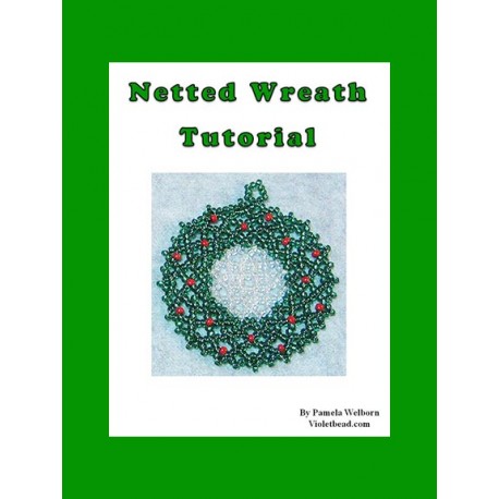 Netted Wreath Flat Ornament tutorial