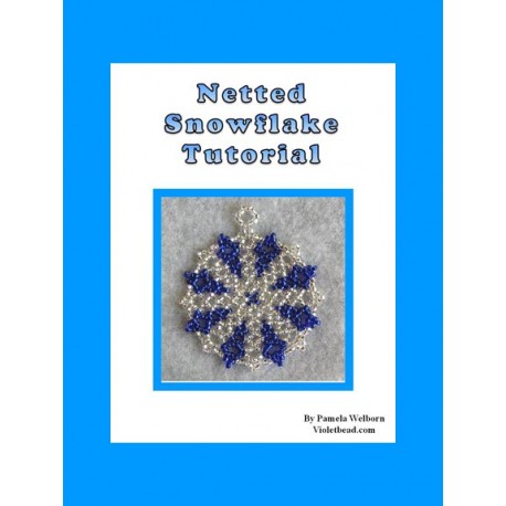 Netted Snowflake Flat Ornament tutorial