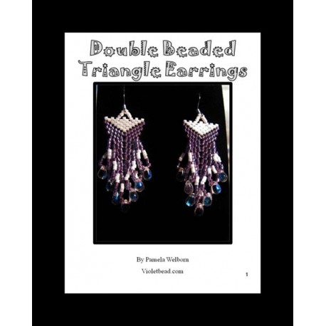 Double Beaded Triangle Earrings Tutorial