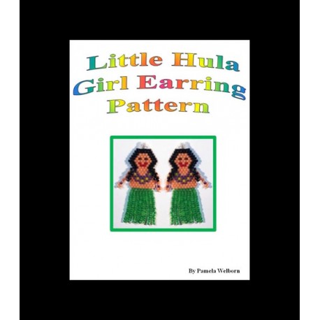 Hula Girl Earrings Bead Pattern Chart