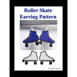 Roller Skate Earring Beading Pattern