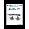 Peacock Eye Bracelet and Earring Patterns set