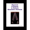 Narrow S Knots in 3 colors Bracelet Bead Pattern Chart