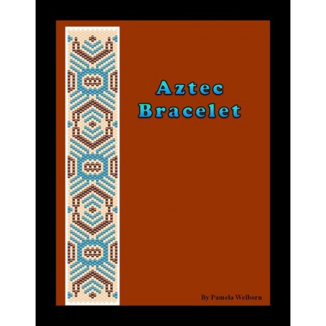 Aztec Bracelet Bead Pattern Chart
