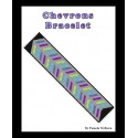 Chevrons Bracelet Bead Pattern Chart