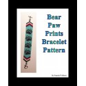 Bear Paw Print Bracelet Bead Pattern Chart