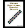 Flowers Everywhere Bracelet Bead Pattern