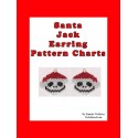 Santa Jack Earrings Pattern Chart