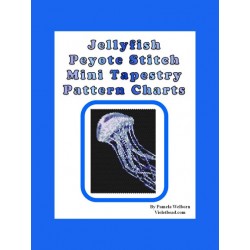 Jellyfish Mini Tapestry Beading Pattern - Peyote Stitch