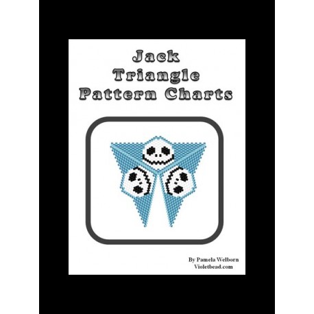 Jack Triangle Pendant Pattern with word chart