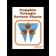 Pumpkin Triangle Pendant Pattern with word chart