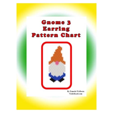 Gnome 3 Earring Pattern Chart