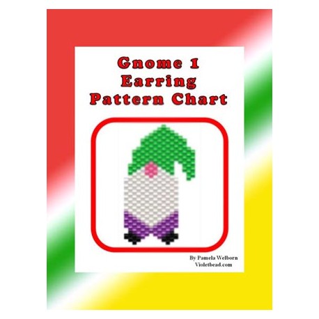 Gnome 1 Earring Pattern Chart