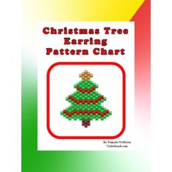 Christmas Tree Earring Pattern Chart