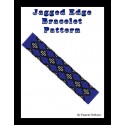 Jagged Edge Bracelet Bead Pattern Chart