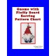 Gnome With Fluffy Beard Earring Pattern Chart