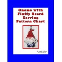Gnome With Fluffy Beard Earring Pattern Chart