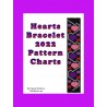 Hearts 2022 Bracelet Bead Pattern Chart