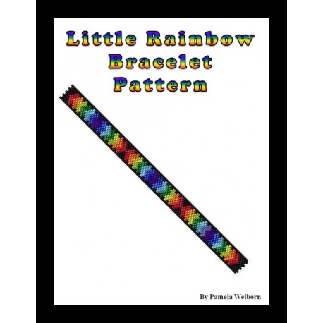 Little Rainbow Bracelet Bead Pattern Chart