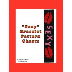 "Sexy" Bracelet Bead Pattern set Charts