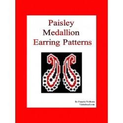 Paisley Medallion Earring Pattern Chart