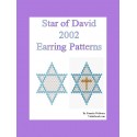 Star of David 2002 Earring Pattern Charts