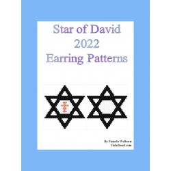 Star of David 2022 Earring Pattern Charts