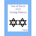 Star of David 2022 Earring Pattern Charts