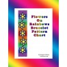 Flowers on Rainbows Bracelet Bead Pattern Chart