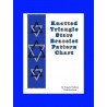 Knotted Triangle Stars Bracelet Bead Pattern Chart
