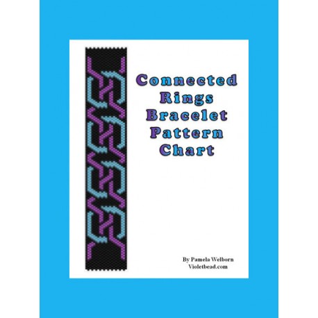 Connected Rings Bracelet Bead Pattern Chart