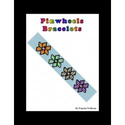 Pinwheels Bracelet Bead Pattern Chart
