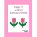 Tulip n Leaves Earring Pattern Chart