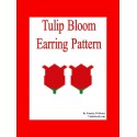 Tulip Bloom Earring Pattern Chart