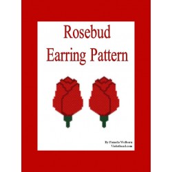 Rosebud Earring Pattern Chart