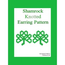 Shamrock Knotted Earring Pattern Chart