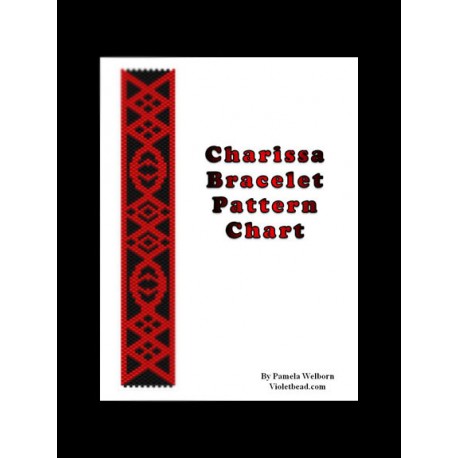 Charissa Bracelet Bead Pattern Chart