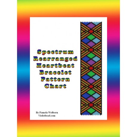 Spectrum Rearranged Bracelet Bead Pattern Chart