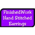 Hand Stitched Earrings