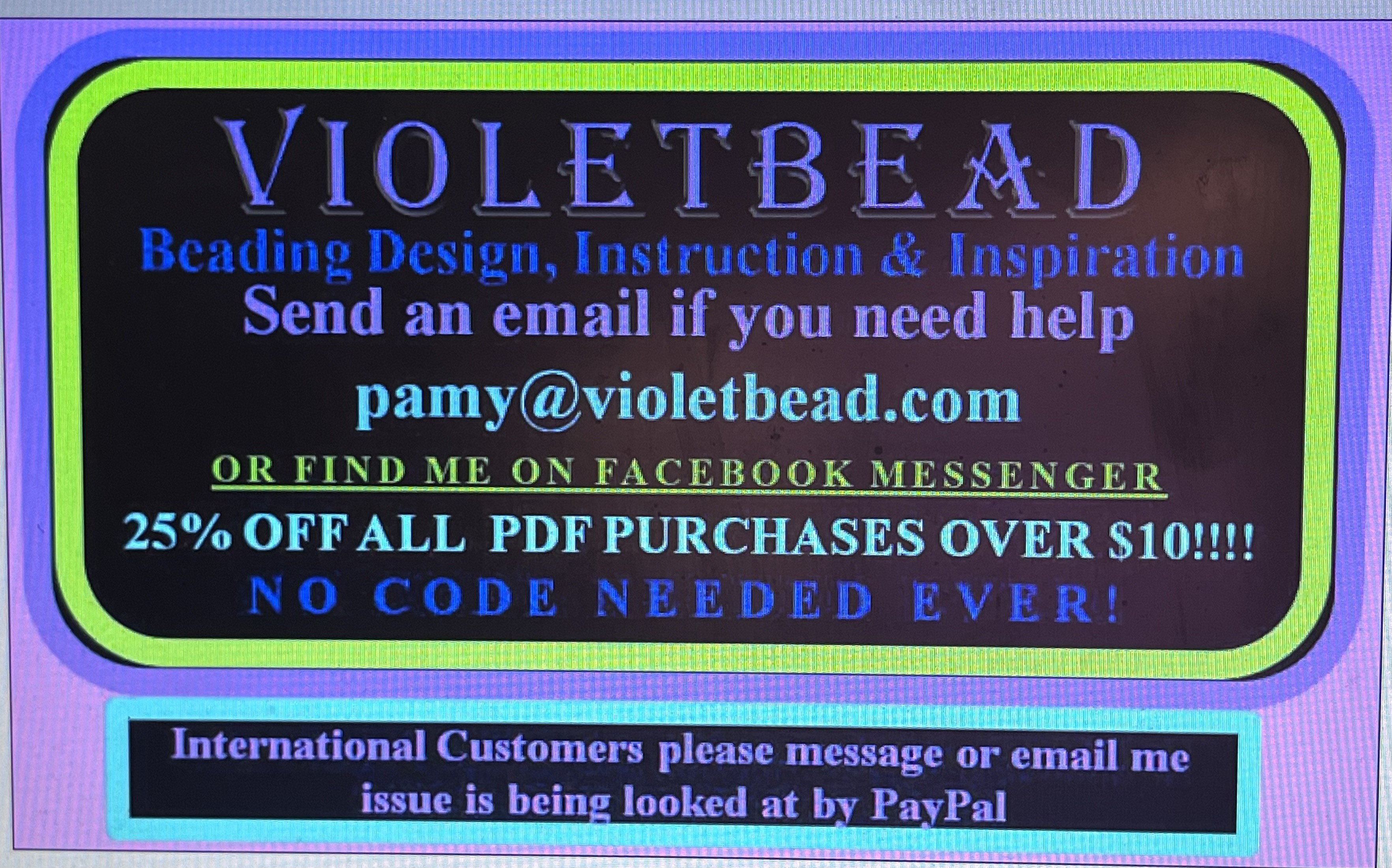 VioletBead - Beading Design, Creation and Instruction