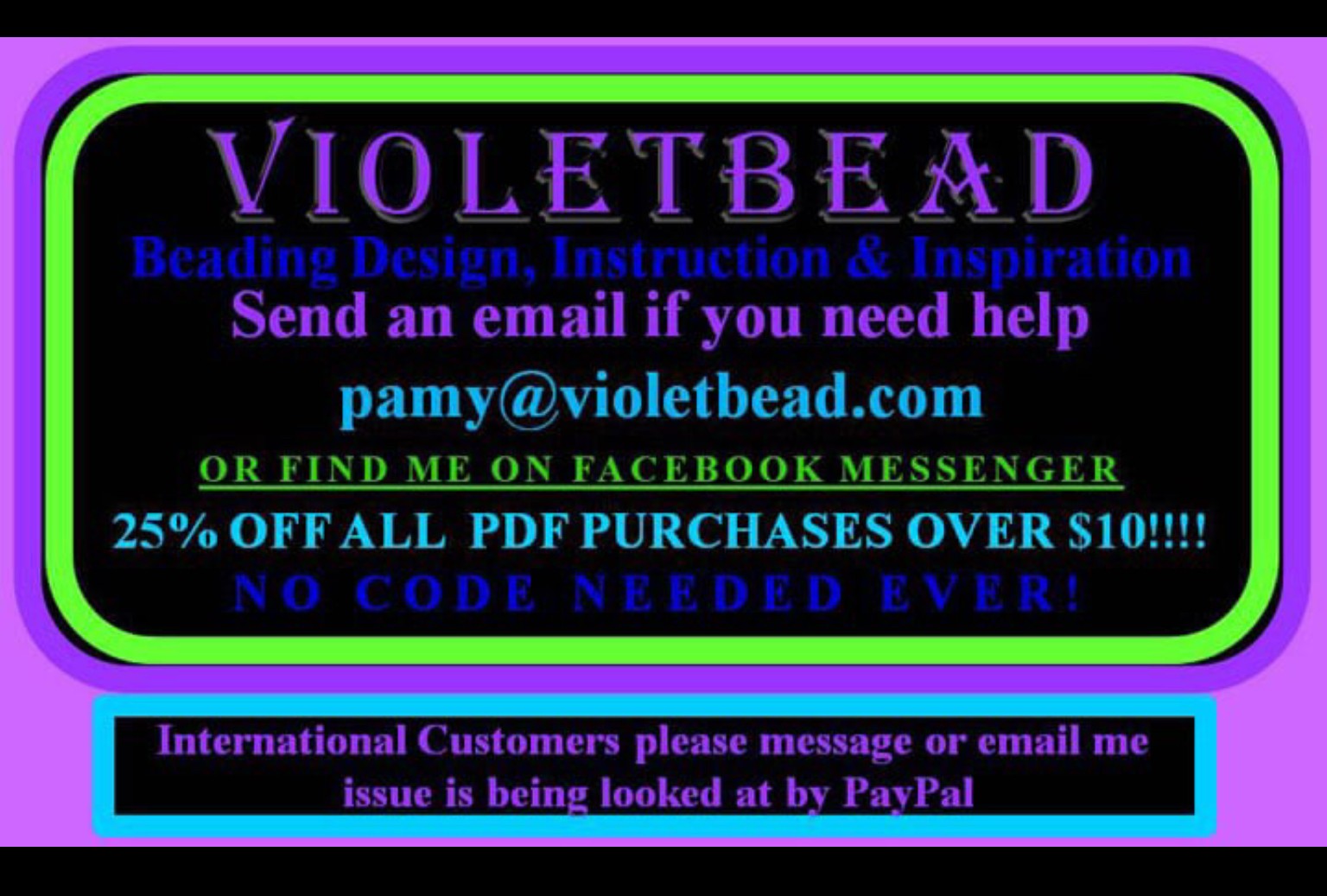 VioletBead - Beading Design, Creation and Instruction